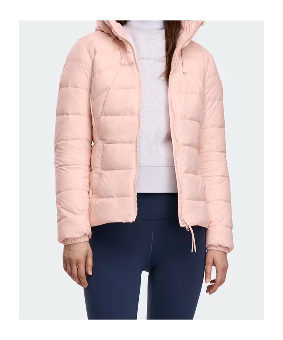 Canada Goose Abbott Hooded 625 Fill Power Down Jacket In Pink