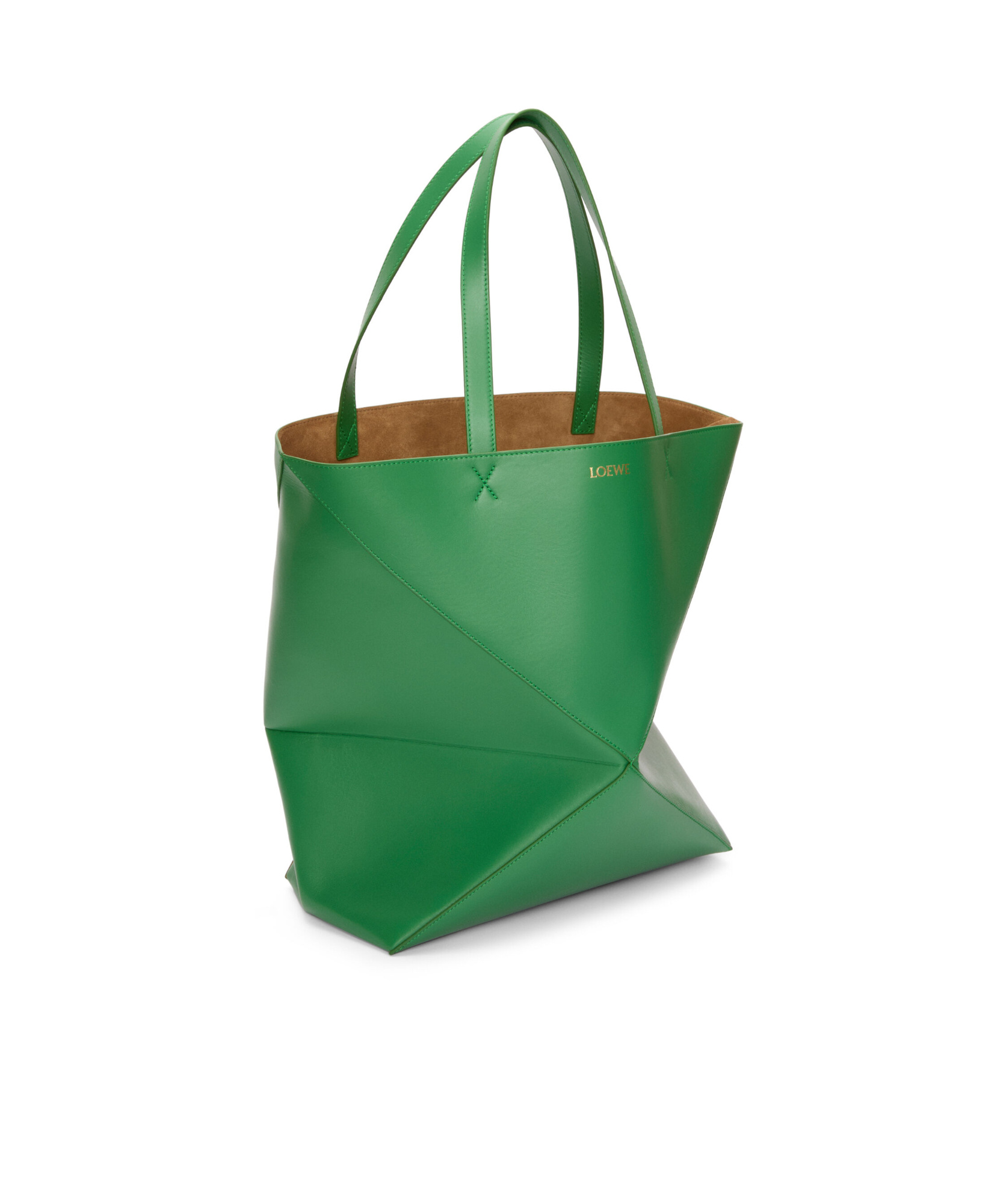 Loewe Letter Handbag In Green