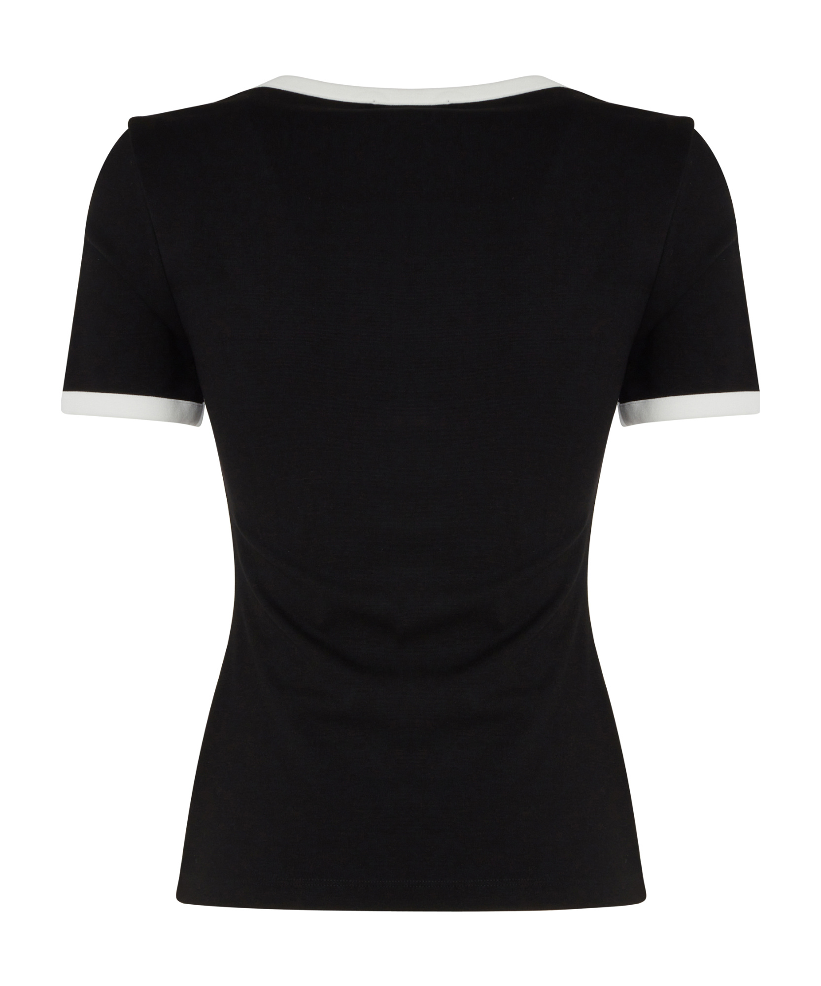 Shop Balmain Floral-appliqué Contrasting Top In Black