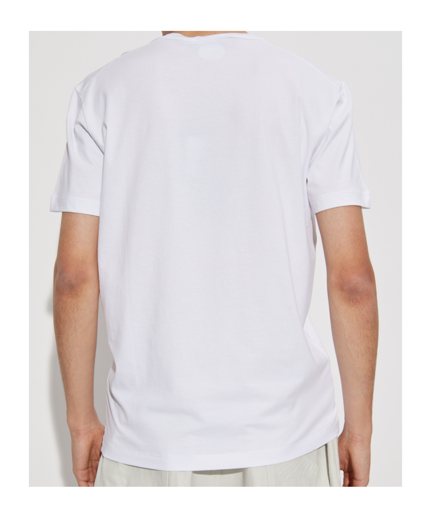 Dsquared2 'cool Fit Tee' White T-shirt With Logo Print On The Front In White