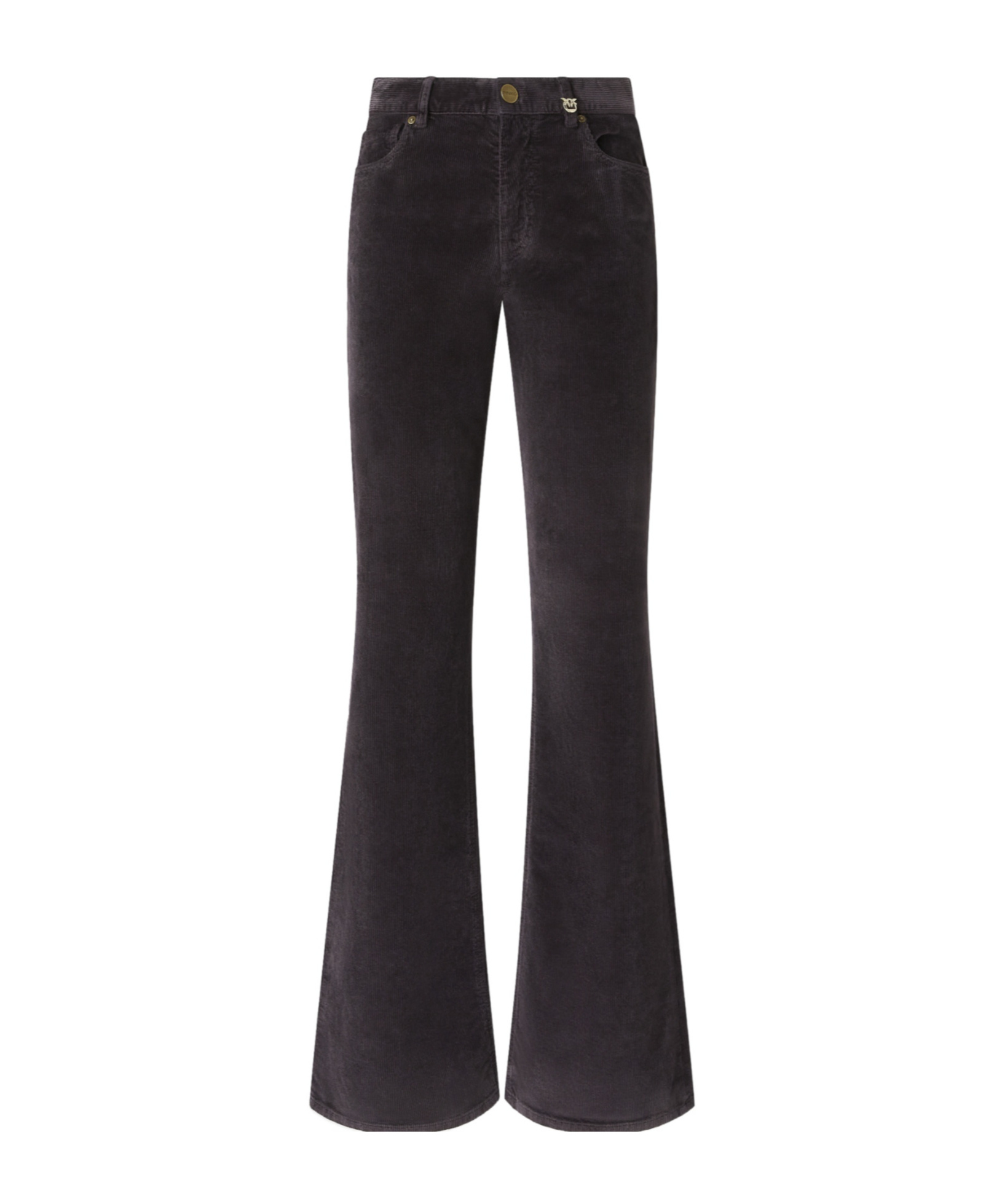 Pinko Belt Loop Casual Pants In Black