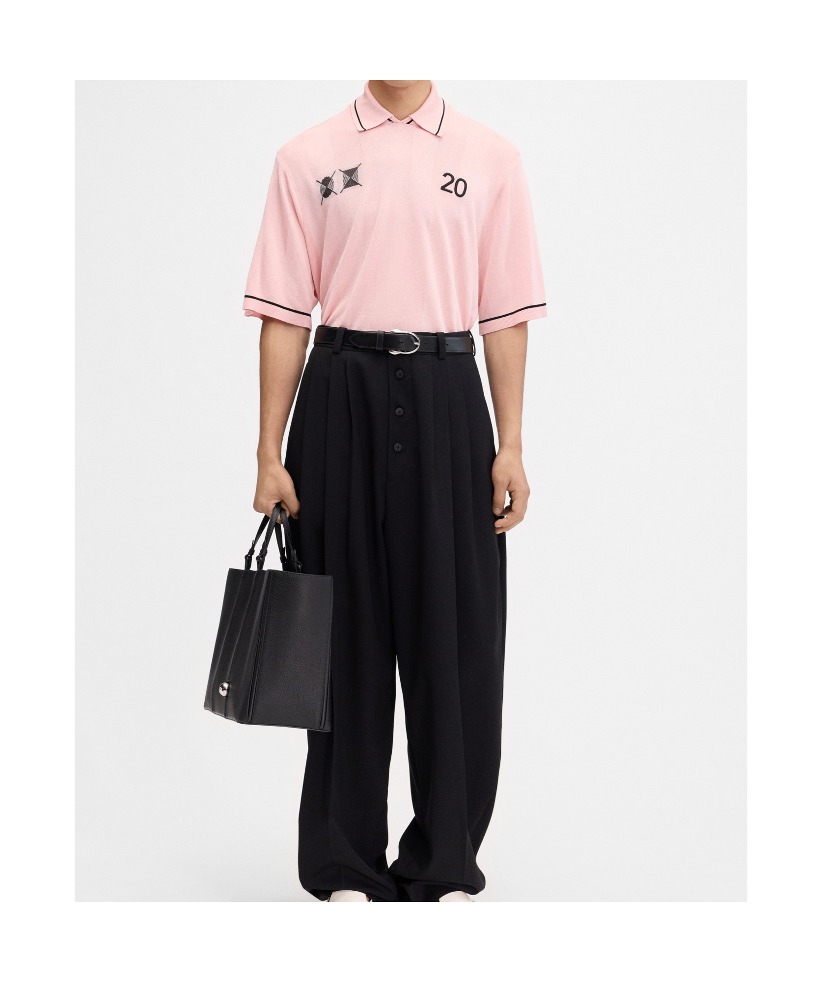 Jacquemus Le Polo Liga Football Polo In Pink