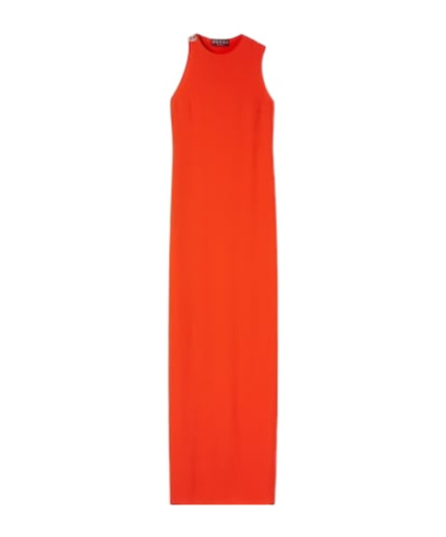 Gucci Evening Dress With Double G In Gold