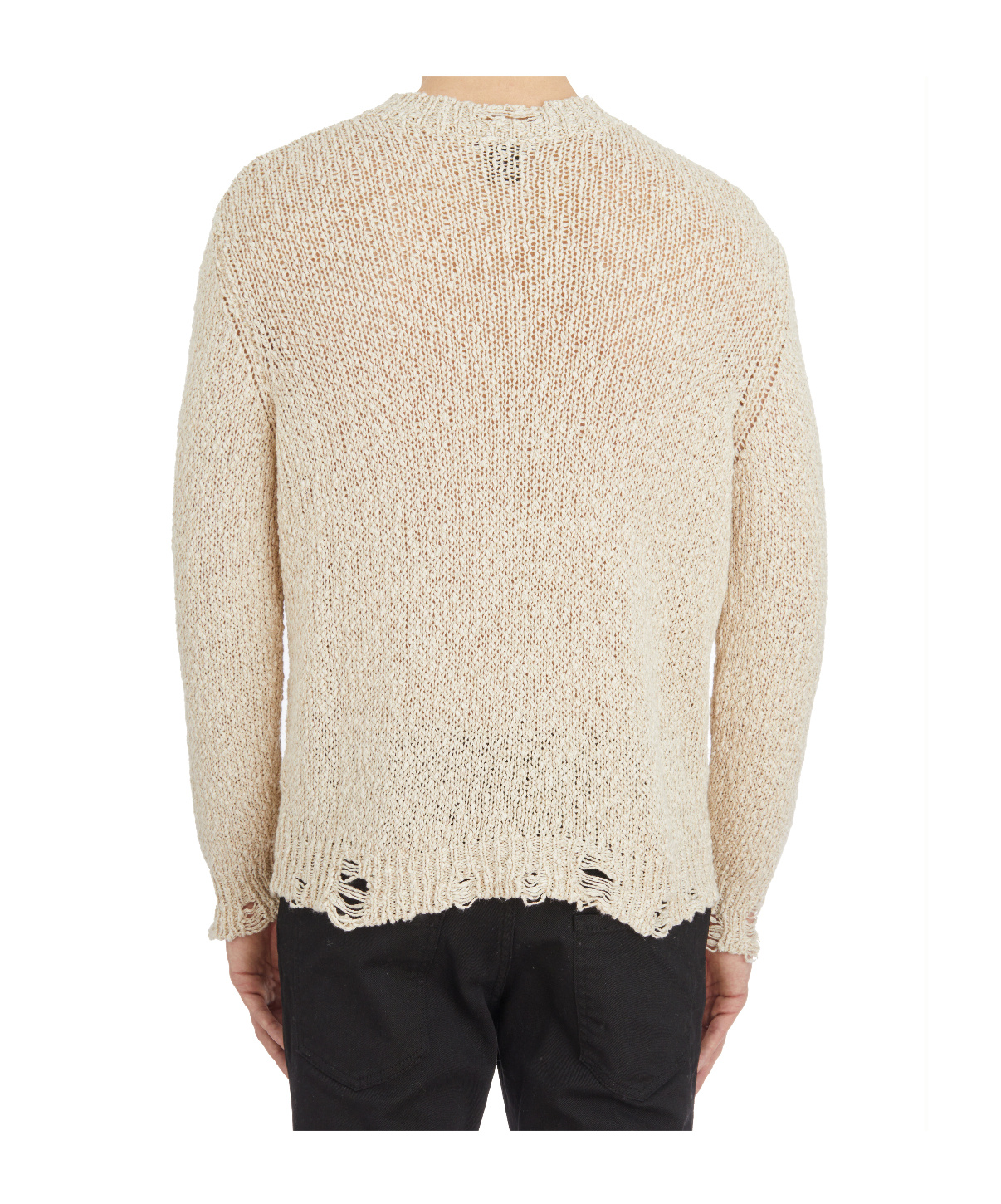 Avant Toi Crochet-knit Sweater In Nude