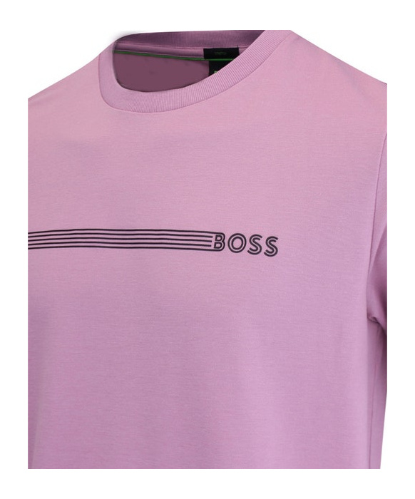 Hugo Boss Short-sleeved T-shirt In Pink