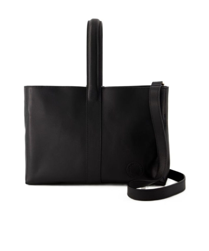 INES DE LA FRESSANGE LOGO SHOULDER BAG 