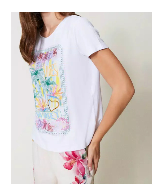 TWINSET GRAPHIC-PRINT T-SHIRT