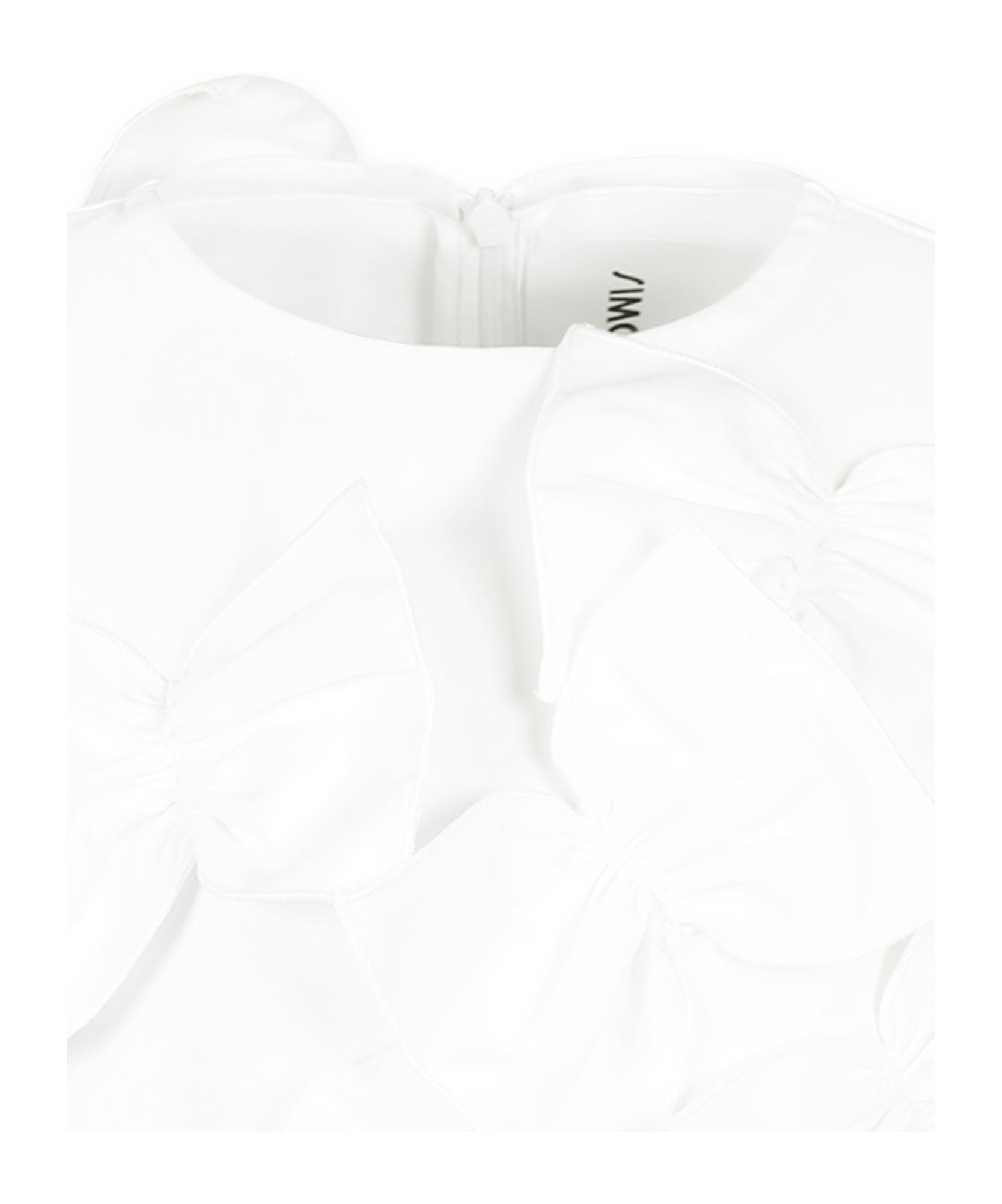 Simonetta Bow Dress In White