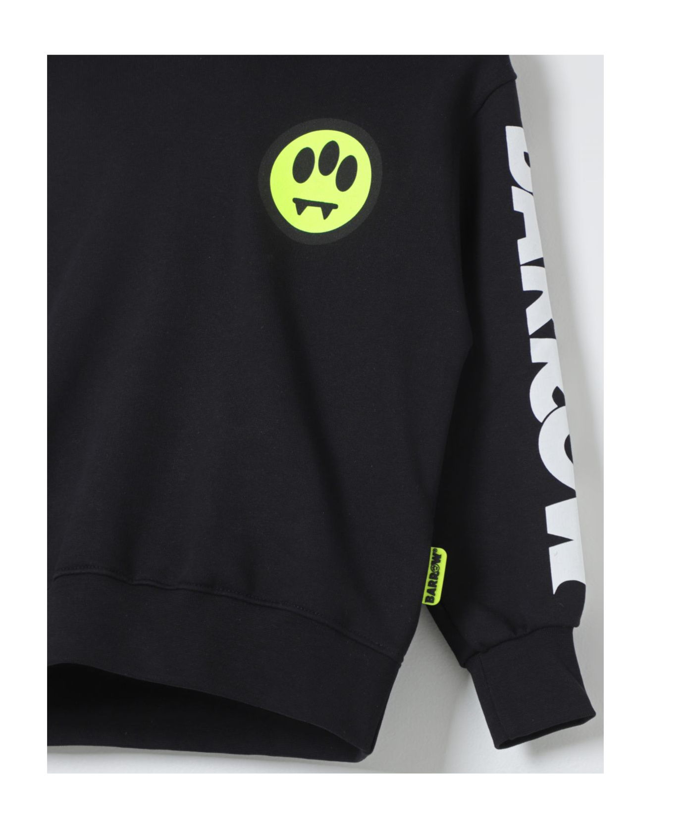 Barrow Logo-print Cotton Hoodie In Black