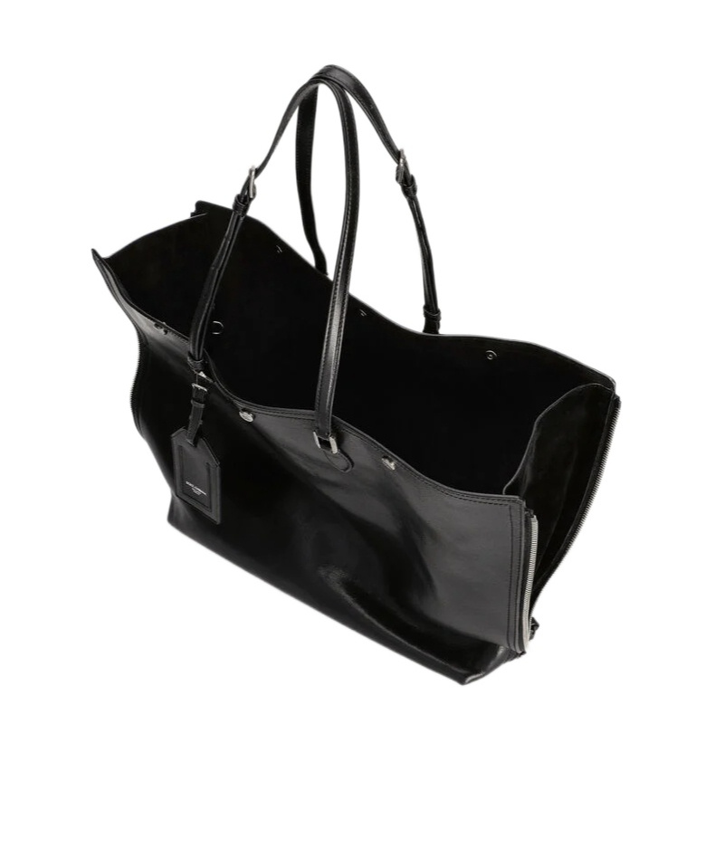 Dolce & Gabbana Zip Ew Runway Tote Bag In Black