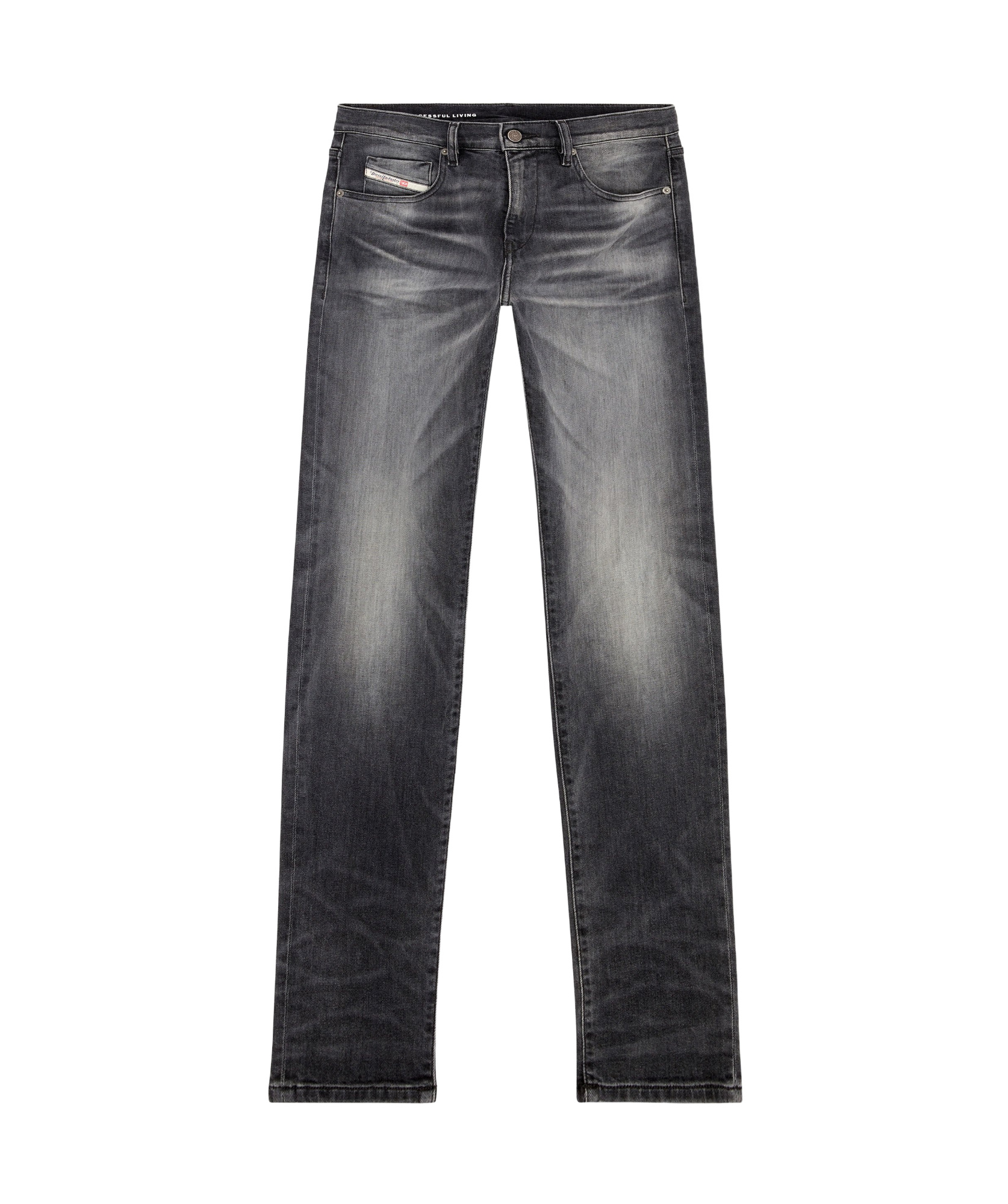Diesel 2019 D-strukt Straight-leg Jeans In Black