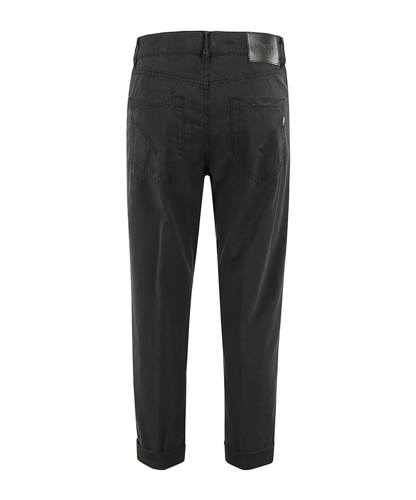 Dondup Button Front Lounge Pants In Black