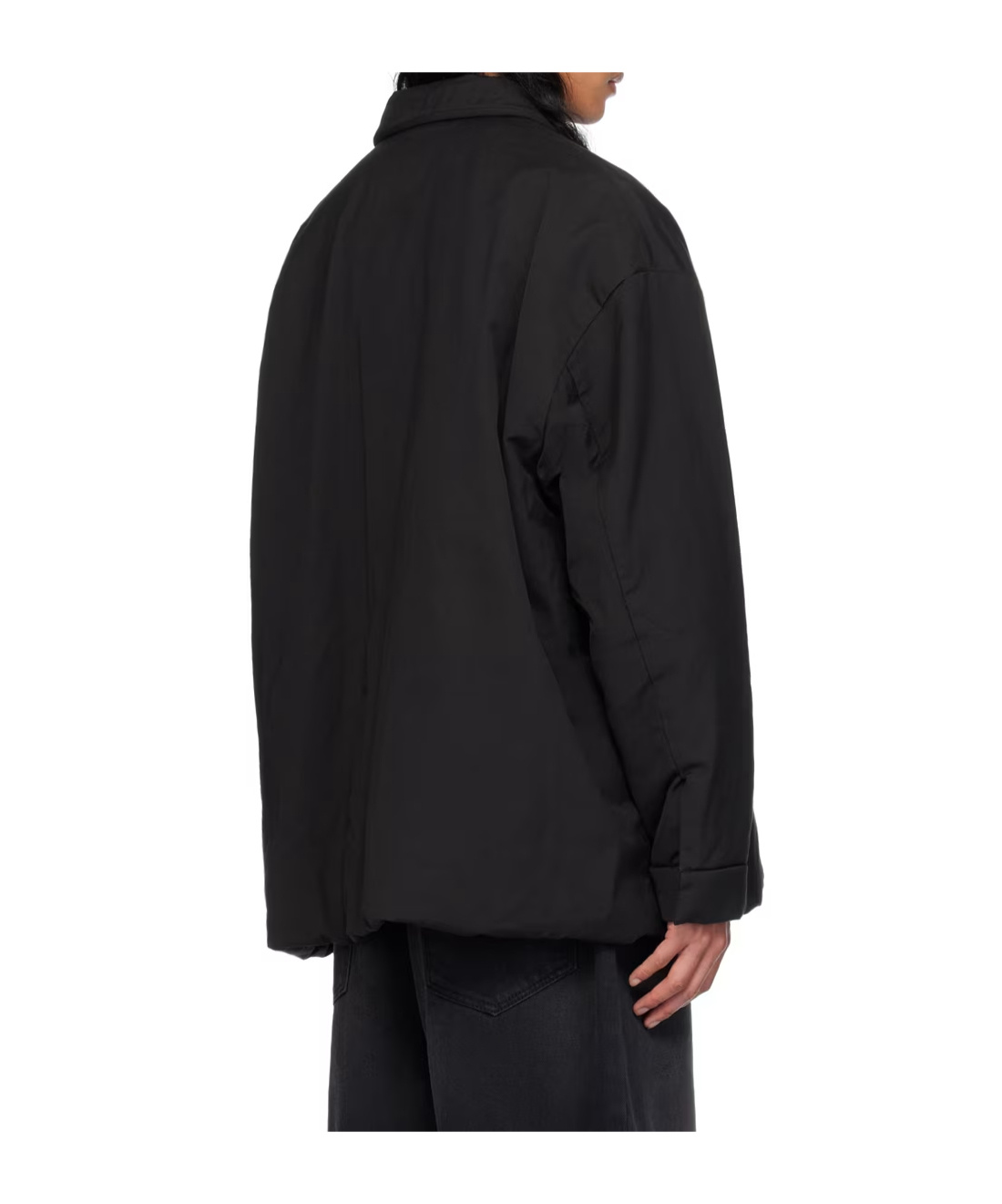 We11 Done Logo Zipper Casual Jacket In Black