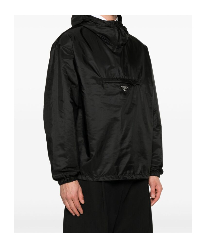 PRADA TRIANGLE-LOGO JACKET
