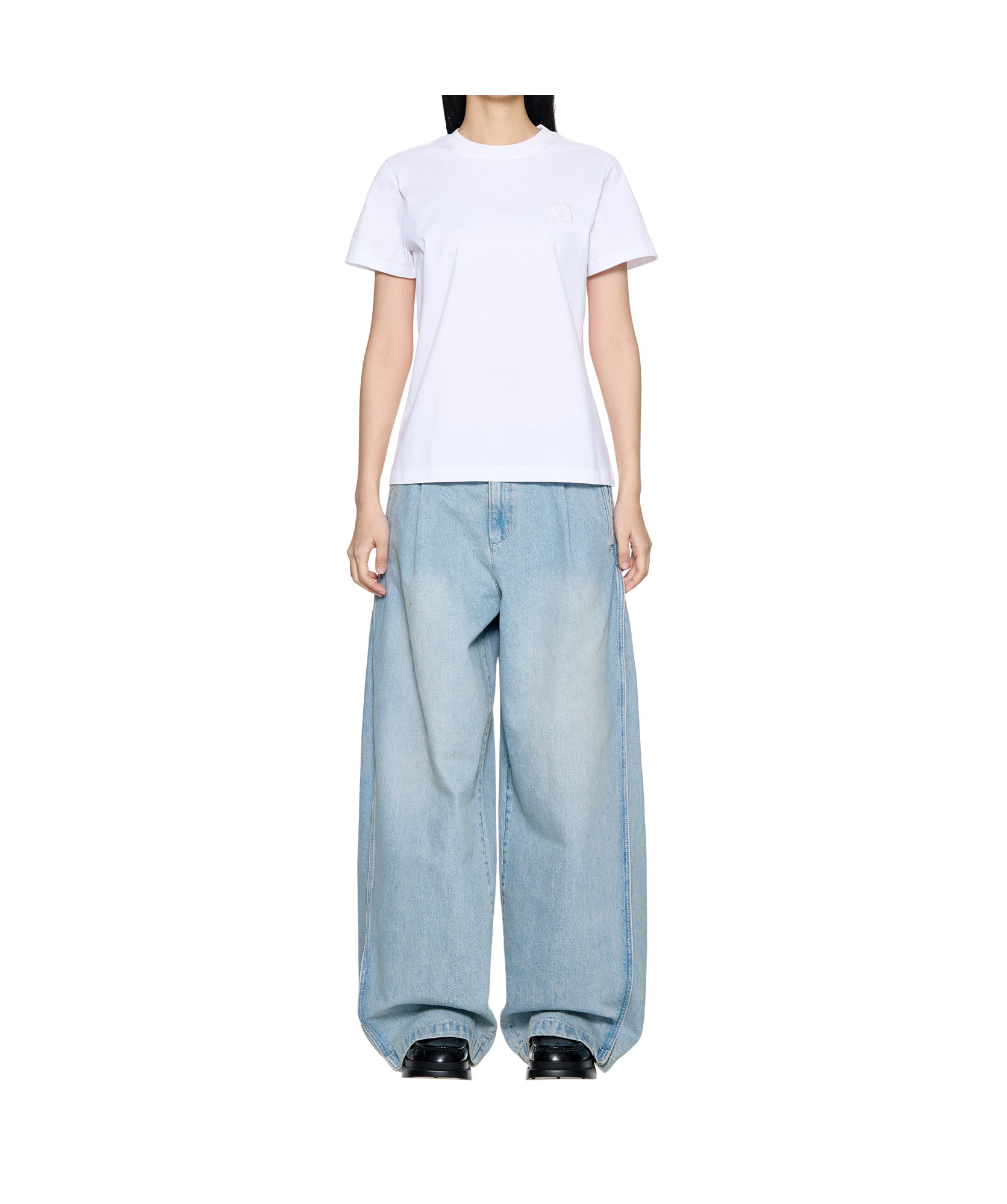 Shop Wooyoungmi Short-sleeved T-shirt In White