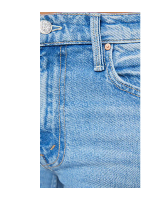 Mother Bookie High-rise Flared Jeans In Blue