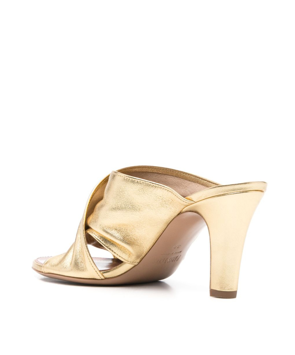 Paris Texas Round-toe High-heeled Sandals In Brown