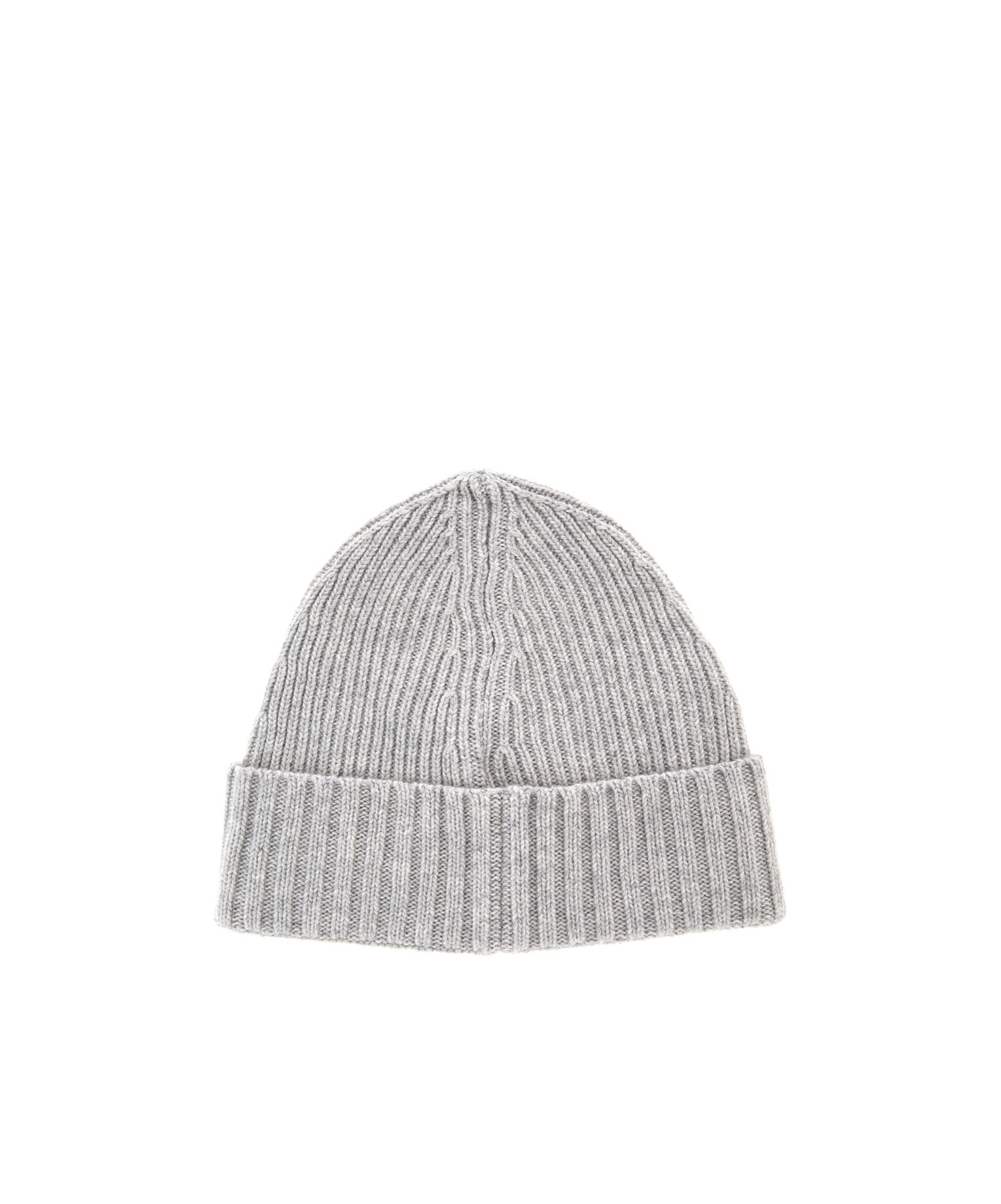 Shop Stone Island Junior Compass Patch Knitted Beanie In Gray