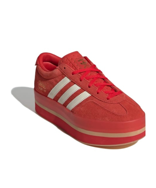 Shop Adidas Originals Gazelle Stack Sneakers In Red