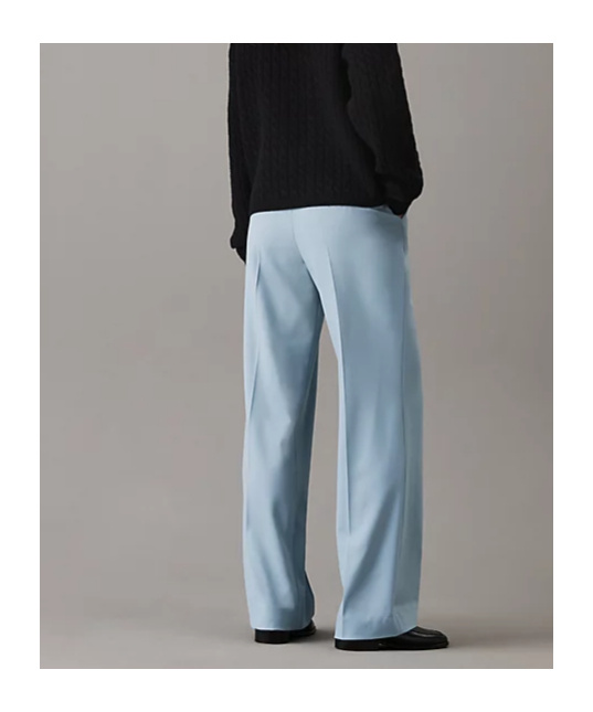 Shop Calvin Klein Wide-leg Trousers In Multicolor