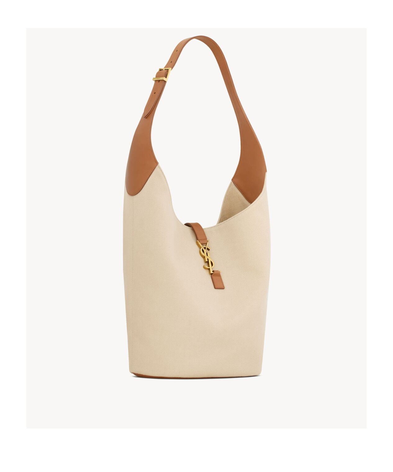 Saint Laurent Le 5 7 Shoulder Bag In Nude