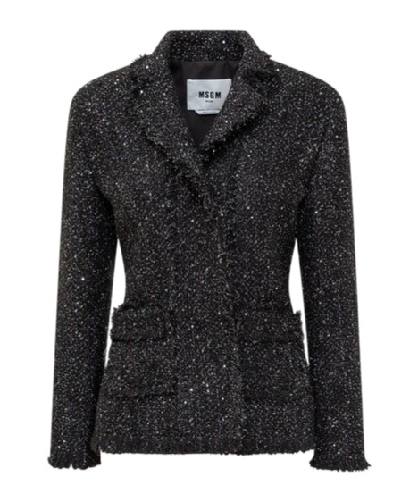Msgm Coats & Jackets In Black