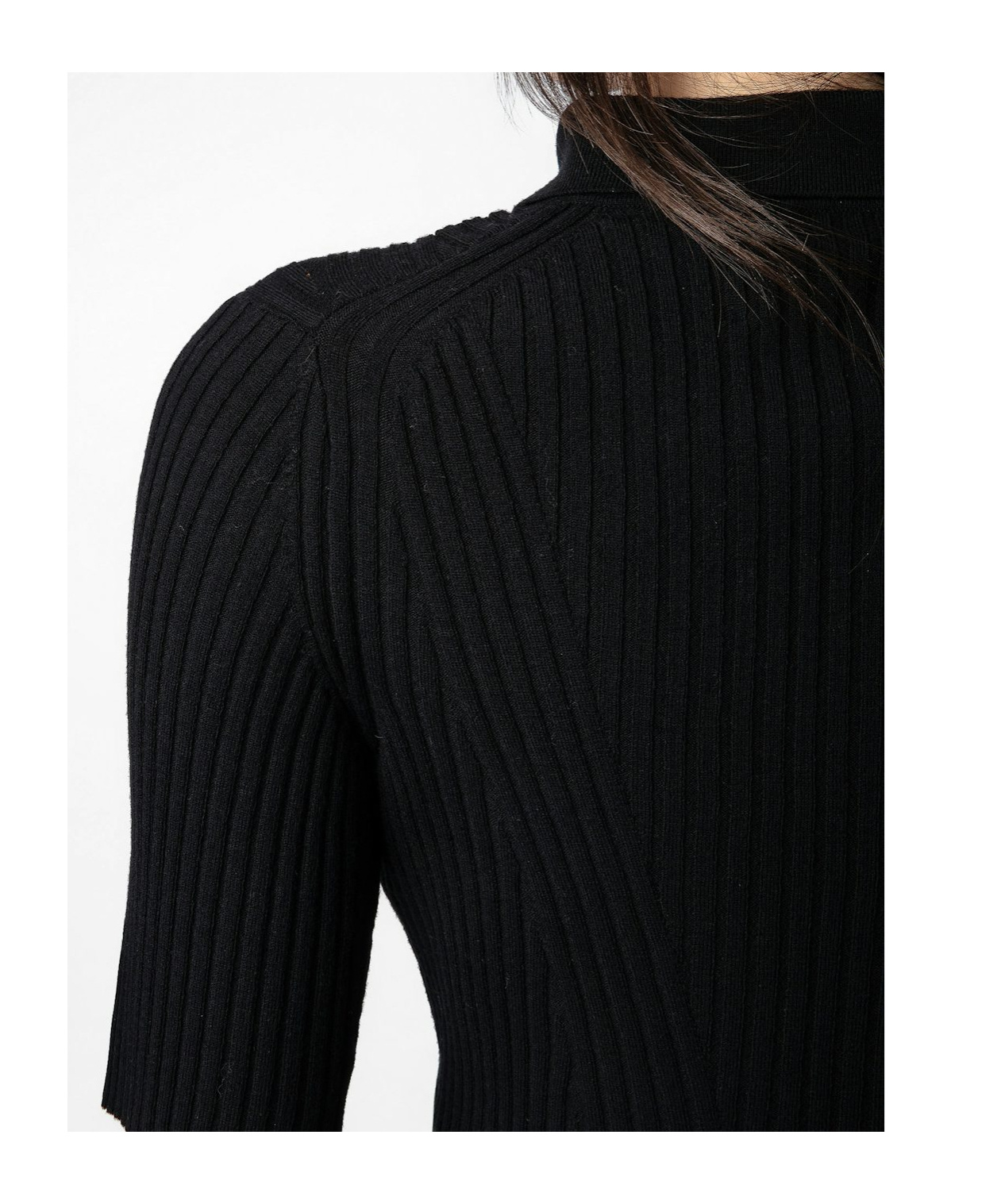 Zadig & Voltaire Lyam Short-sleeve Ribbed Cardigan In Black