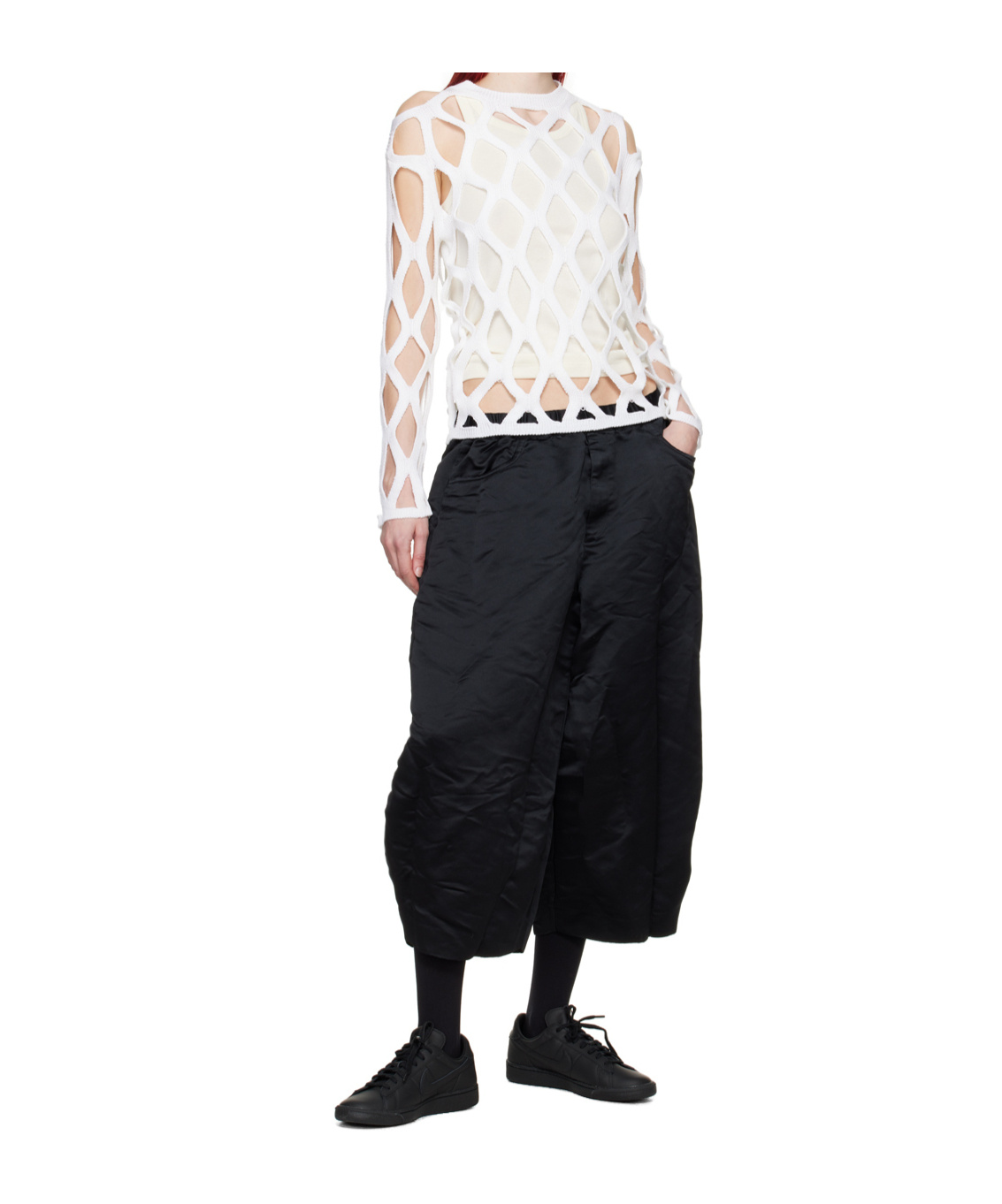 COMME DES GARÇONS HOLLOW KNIT SWEATER 