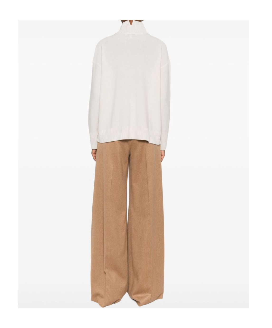 Antonelli Turtleneck Long-sleeved Sweater In Neutral