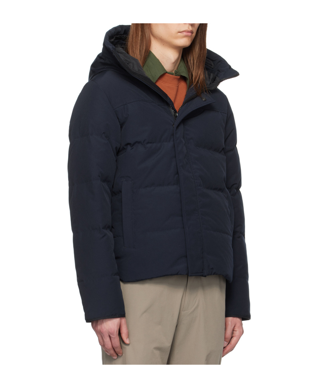Canada Goose Macmillan Embroidered Logo Down Jacket In Black