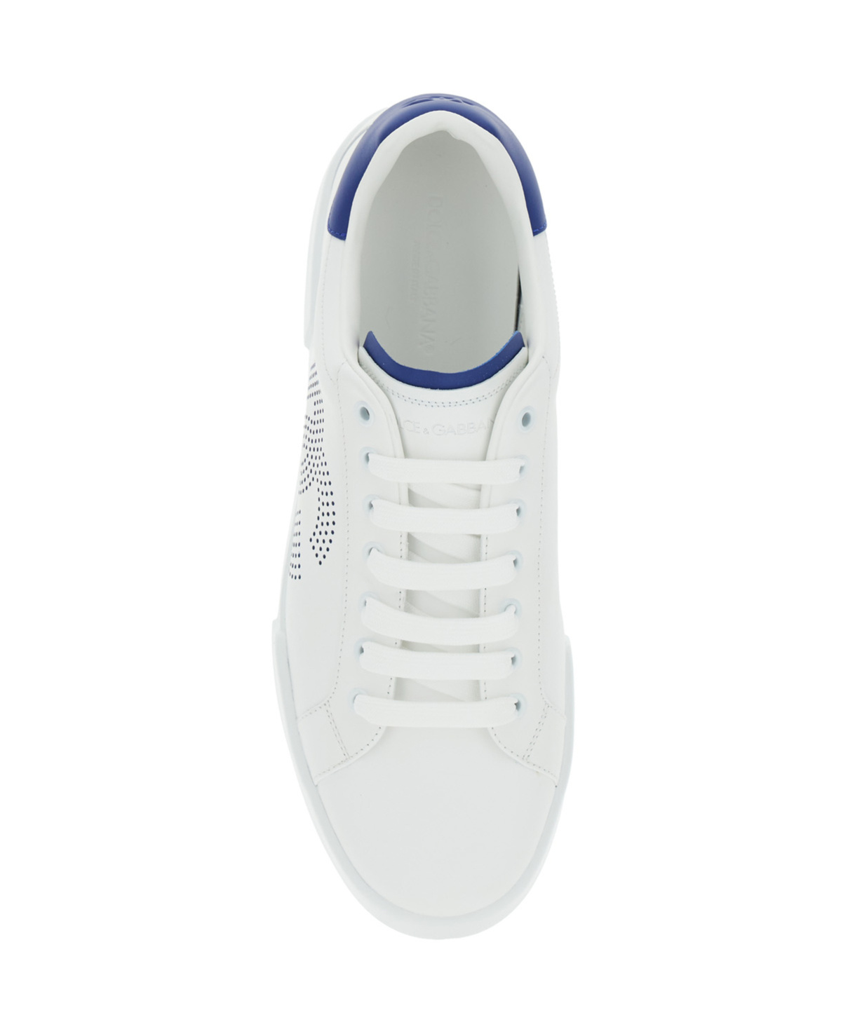 Dolce & Gabbana Round Head Low-cut Sneakers In White