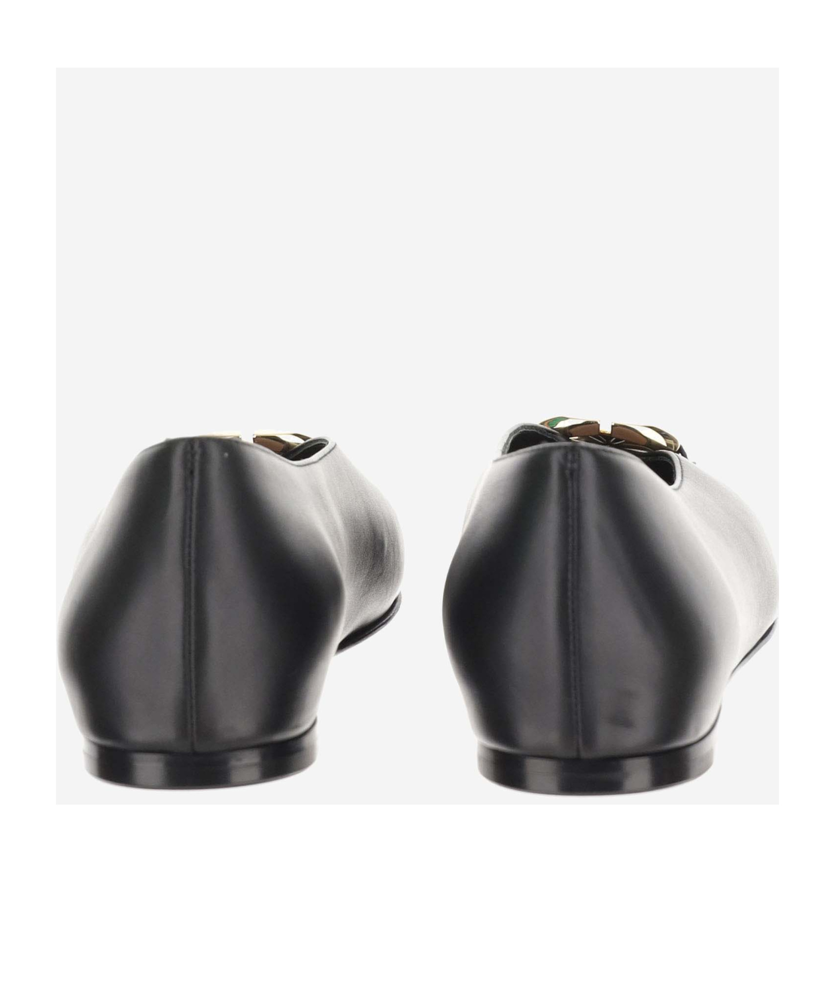 Valentino 'ballet Flats Vlogo: In Black