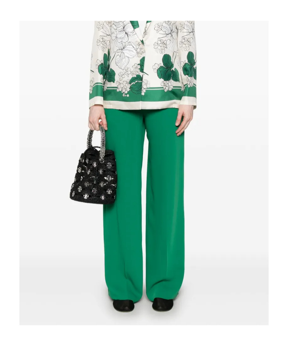 P.a.r.o.s.h Parosh Straight-leg Trousers With High Waist And Polished Draping