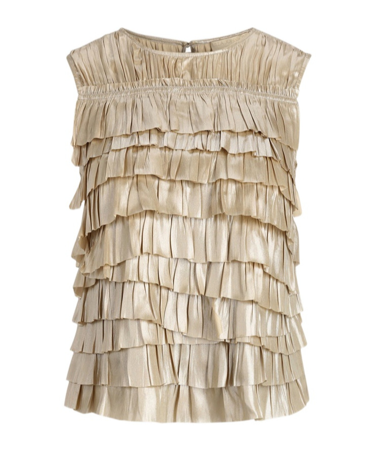 Ulla Johnson Quinn Layered Sleeveless Top In Opal In Neutral