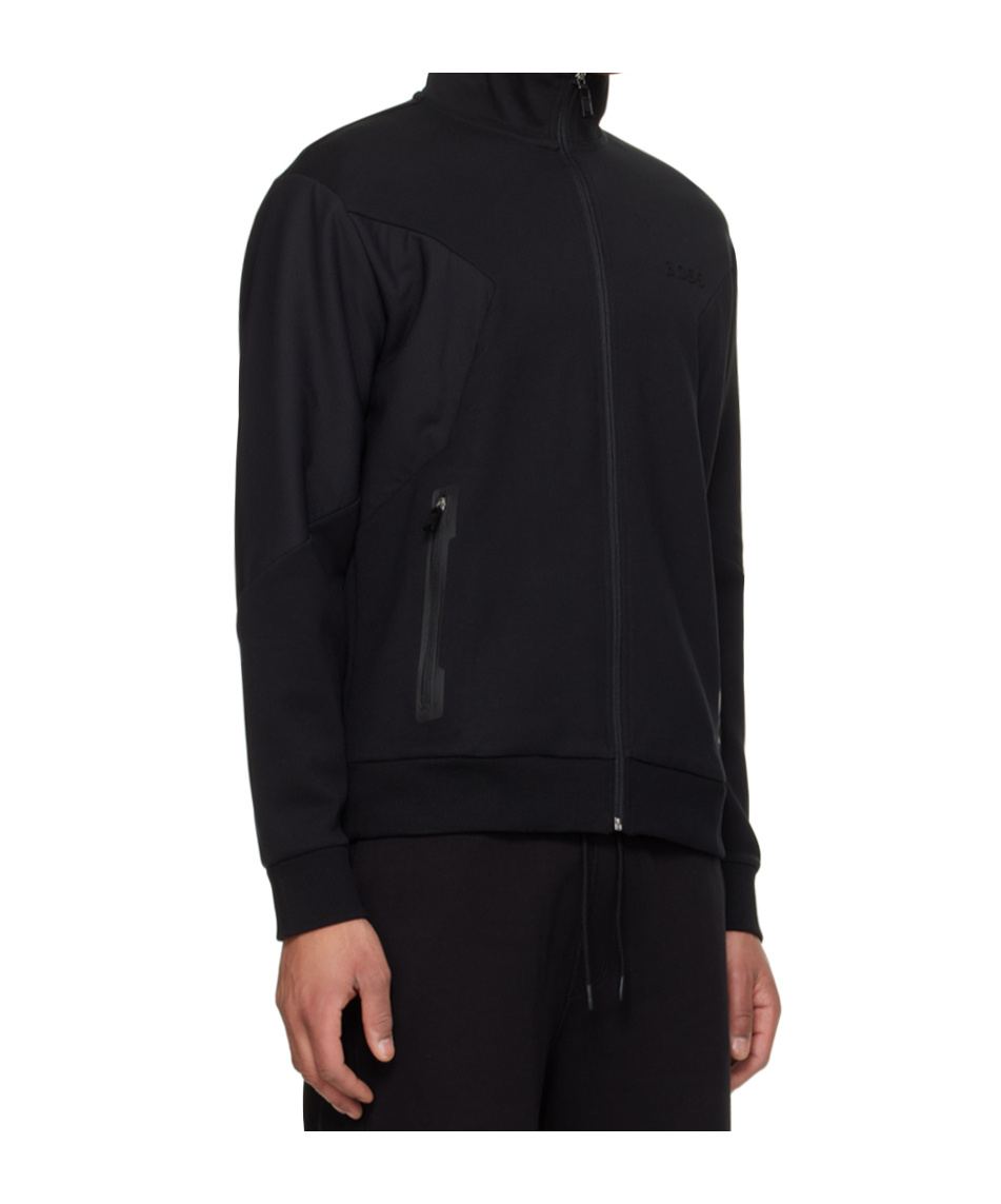 Hugo Boss Long-sleeved Jacket In Black