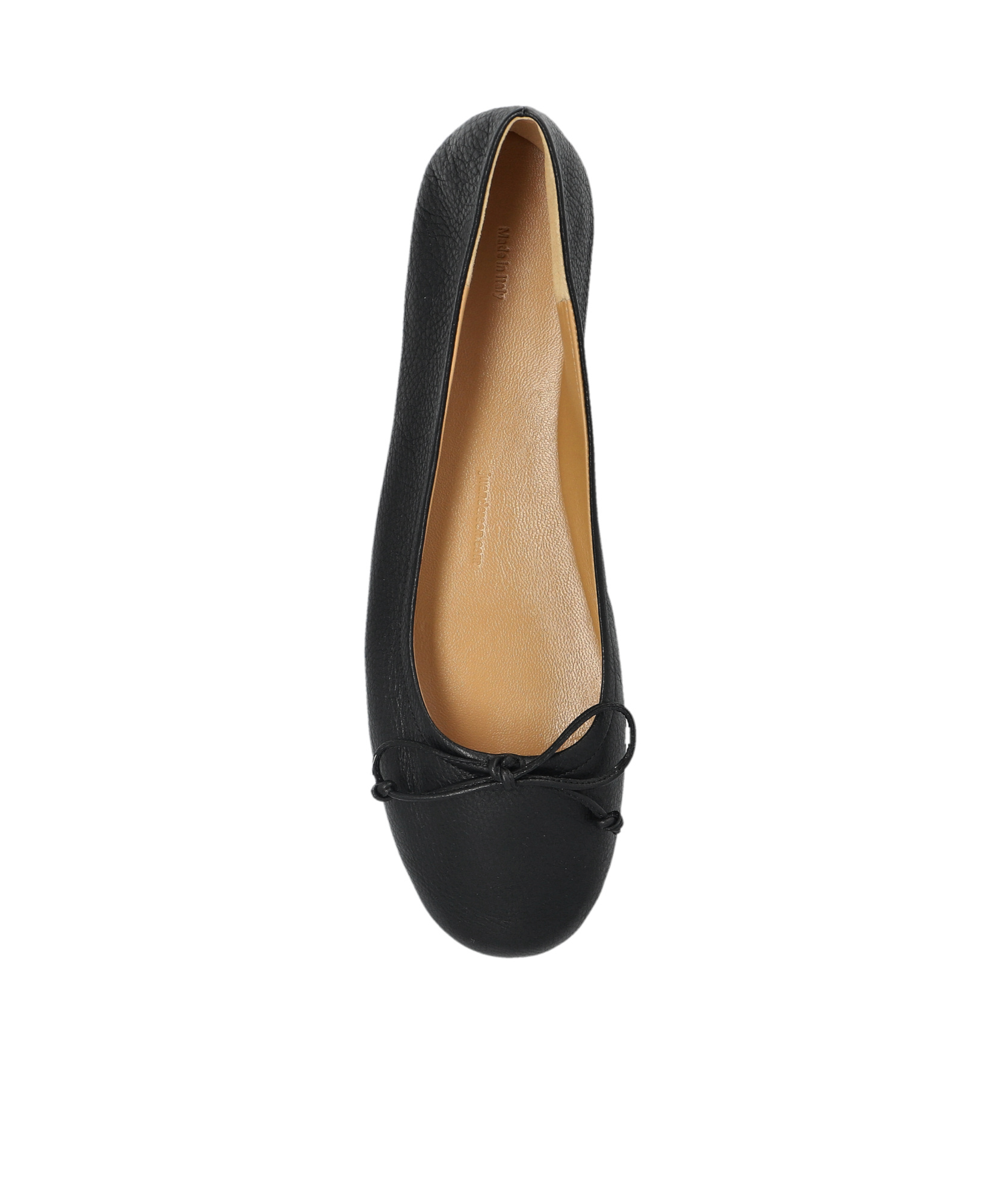 Jw Anderson Round Head Ballet Shoes In Black