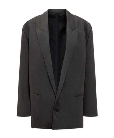 Philosophy Di Lorenzo Serafini Tropical Wool Oversize Blazer In Black