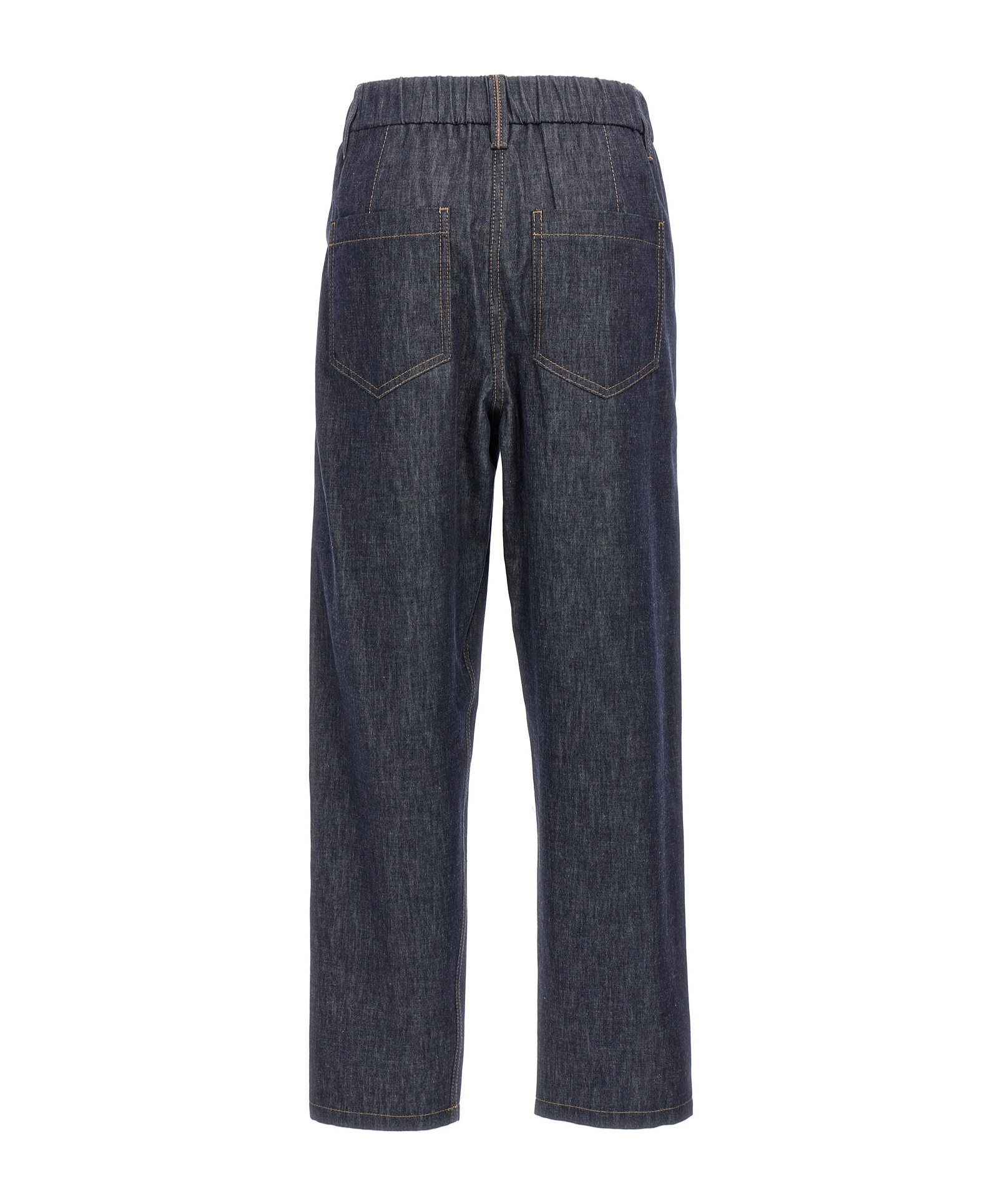 Brunello Cucinelli Belt-loop Jeans In Black