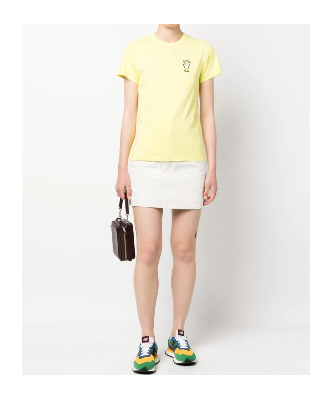 MAISON KITSUNÉ ICE-CREAM PATCH COTTON T-SHIRT