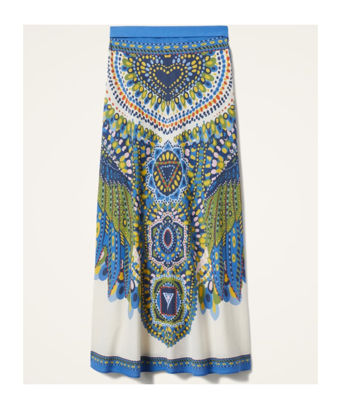 Shop La Doublej Lace-up Skirt In White