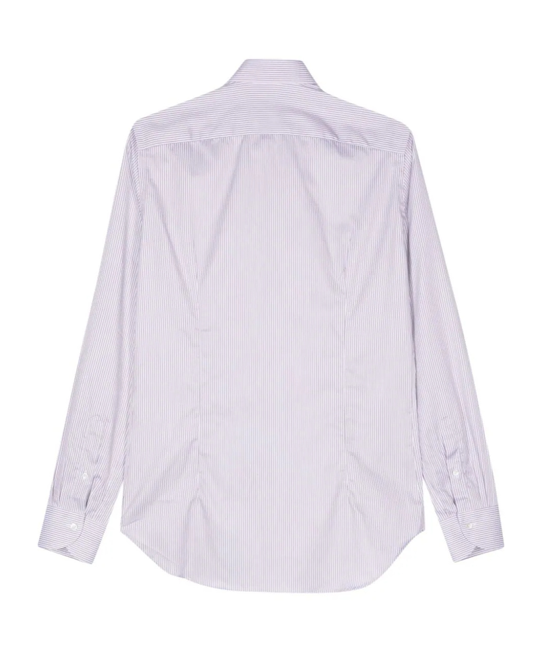 Canali Check-pattern Cotton Shirt In White