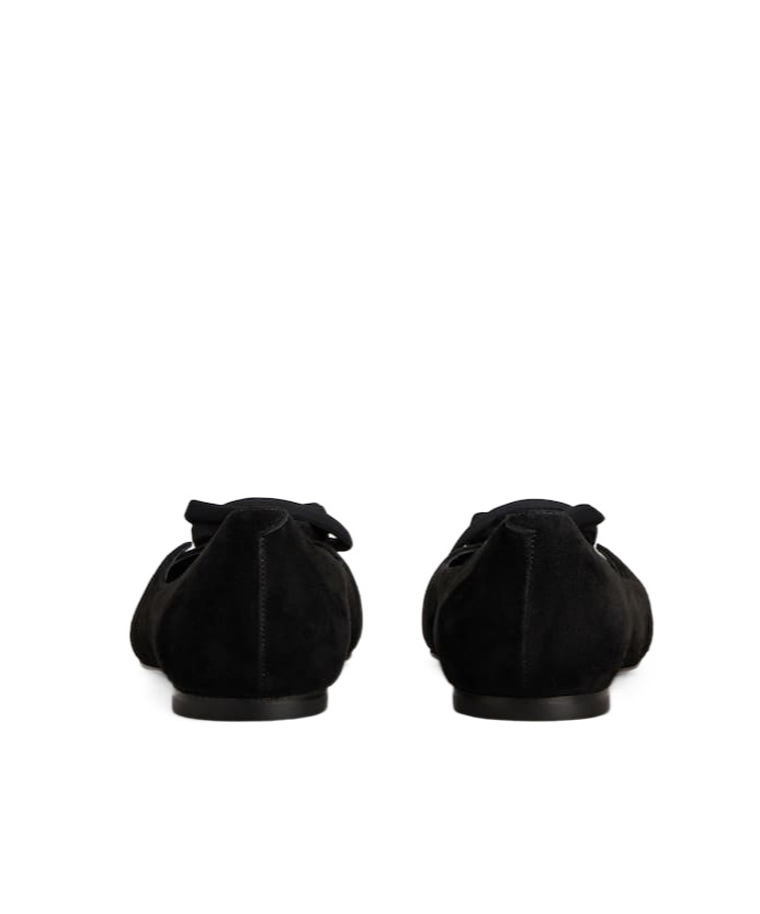 Roger Vivier Ballerina Shoes Featuring Heart Silhouette In Black