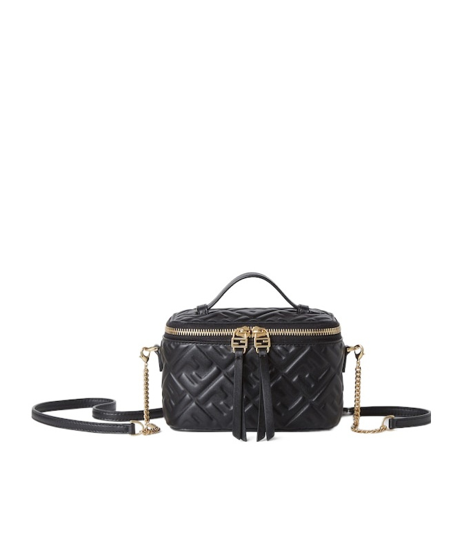 Fendi Mini "vanity" Bag In Black