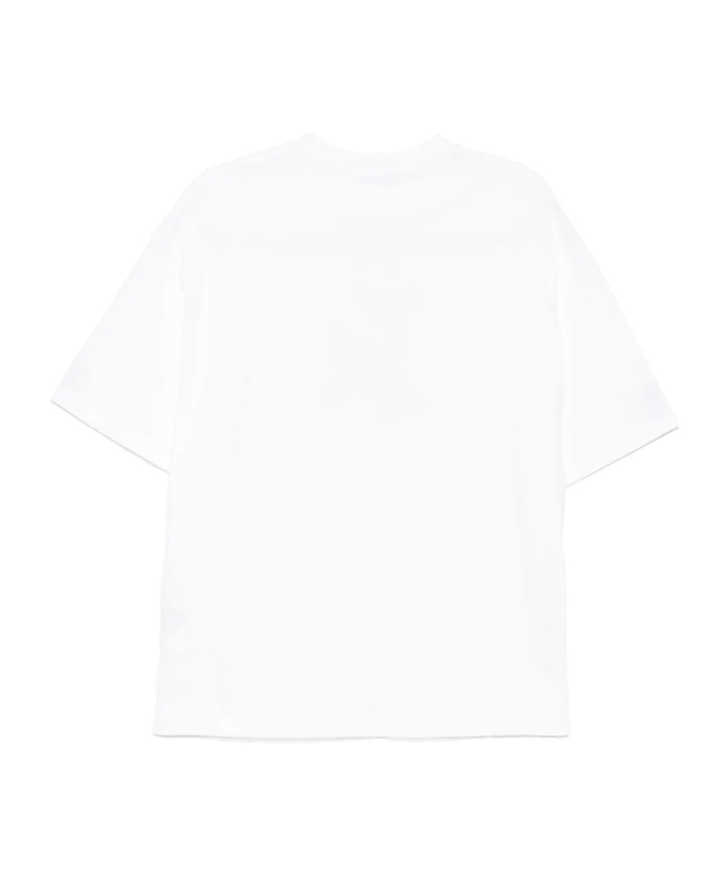 We11 Done Jeff Monster Drawing T-shirt In White