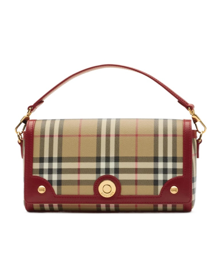Burberry Top Handle Note Bag In Multi