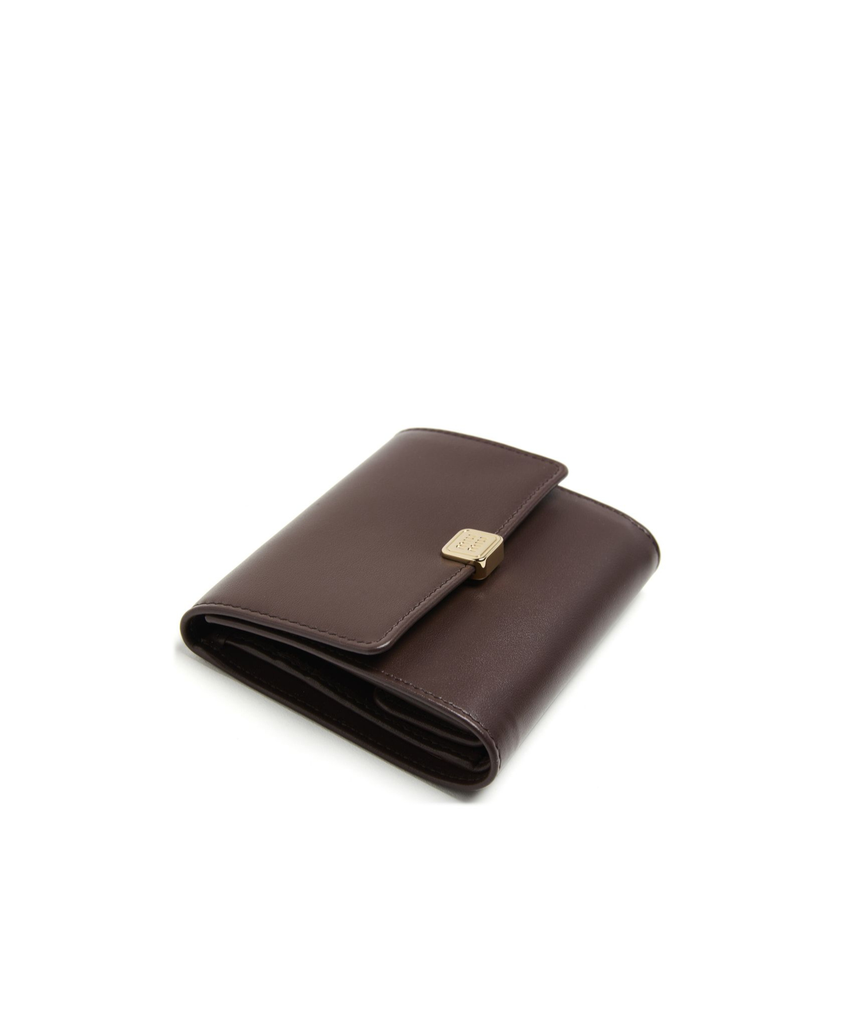 Miu Miu Logo Wallet In Black