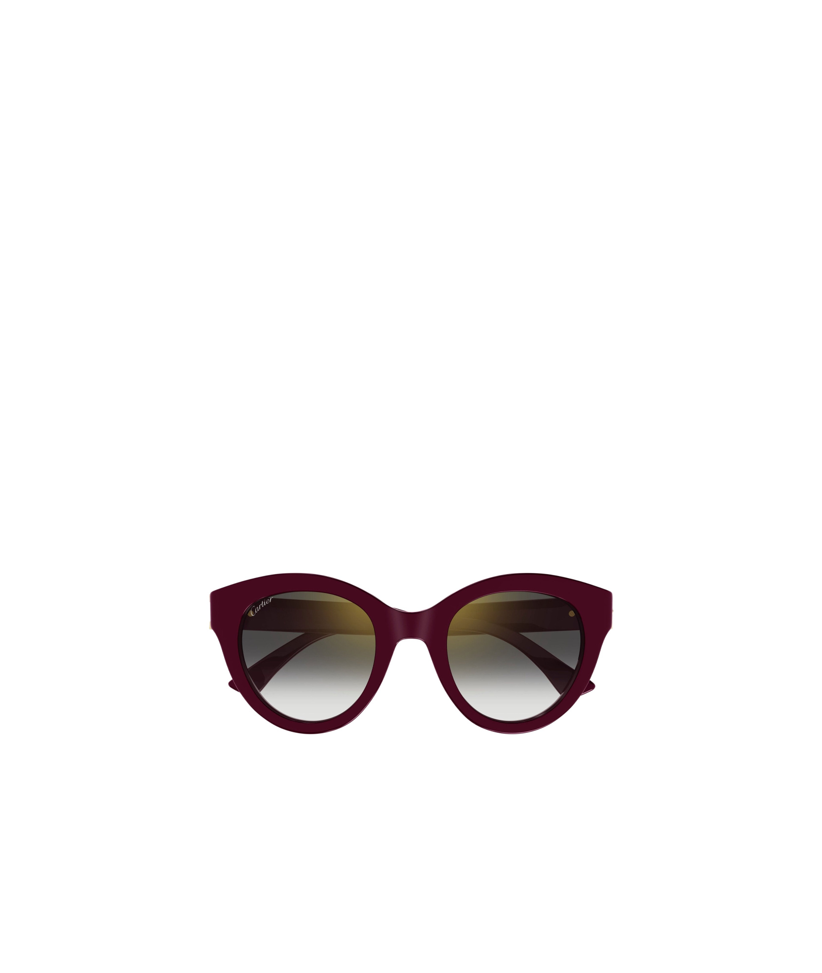 Cartier Tortoiseshell-effect Cat-eye Frame Sunglasses In Multicolor