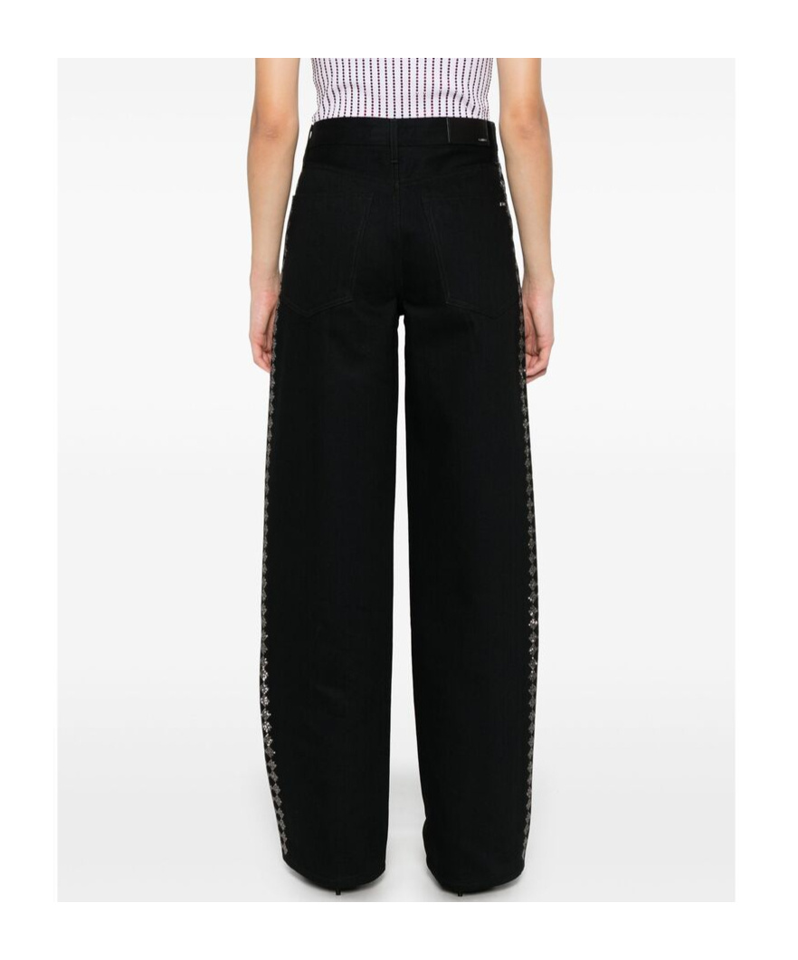 Amiri Belt-loop Jeans In Black