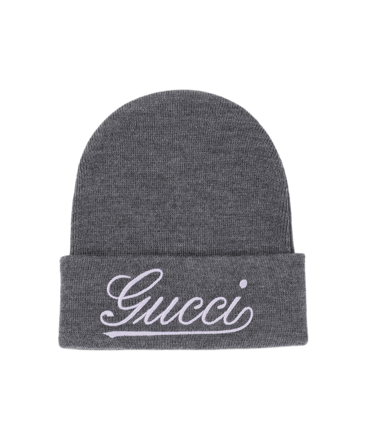 Gucci Cuffed Knit Hat Sizes S-m-l In Black