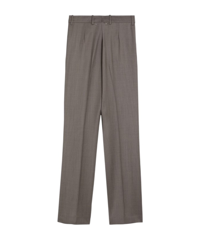 Golden Goose Light Grey Wool Trousers With Darts In Gray